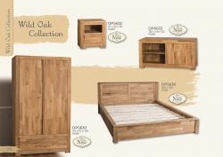 Wild Oak OPS6346 tömör tölgyfa ágy/ hálószoba